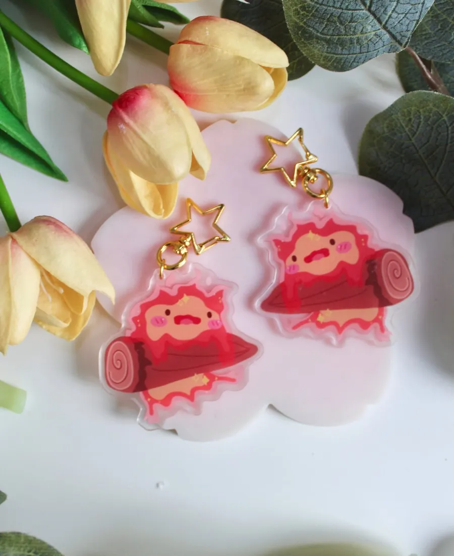Calcifer Keychain
