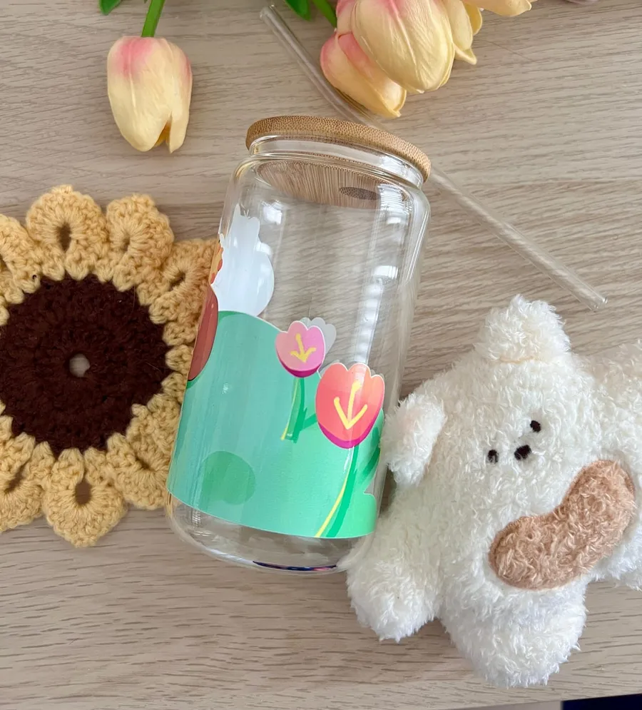 Capybara Glass Cup