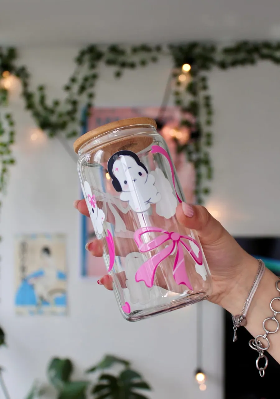 Coquette Miffy Glass Cup