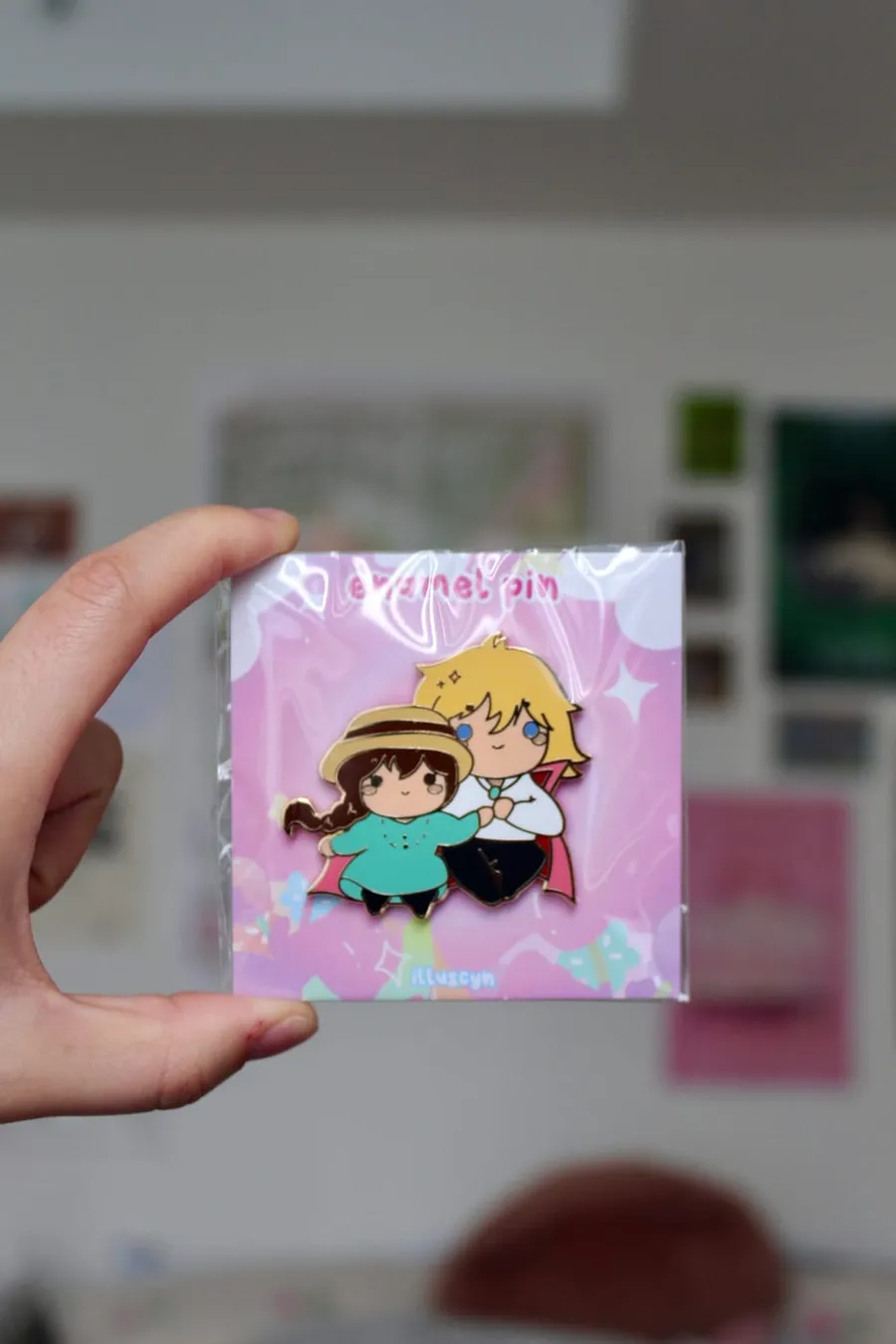 Howl and Sophie Enamel Pin
