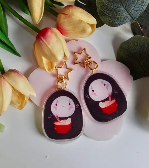 No Face Keychain